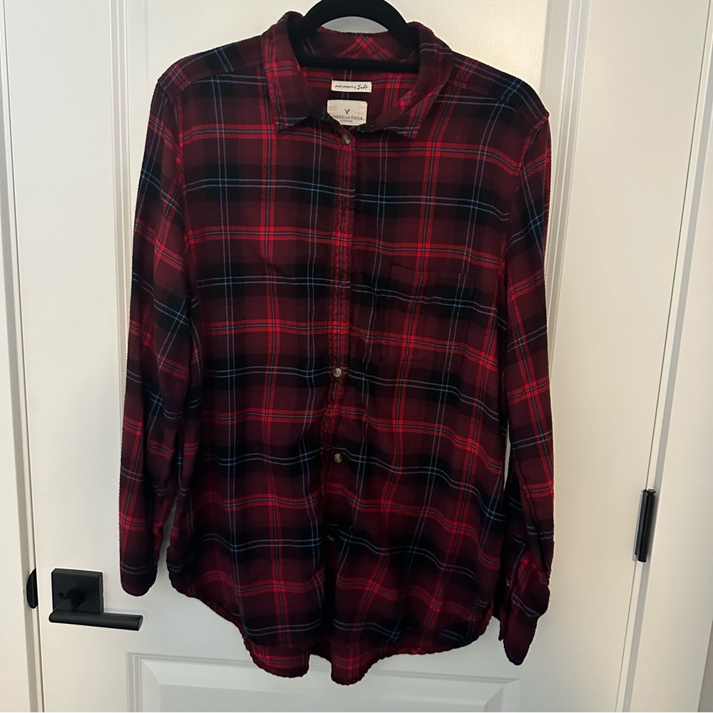 American Eagle Super Soft Boyfriend Flannel